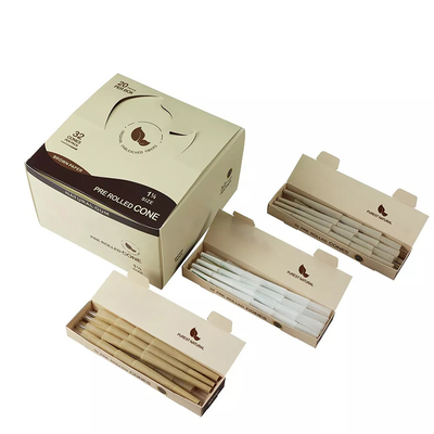 King Size 108 mm rijst ongebleekt papier voorgerolde kegels om te roken 9 pakjes