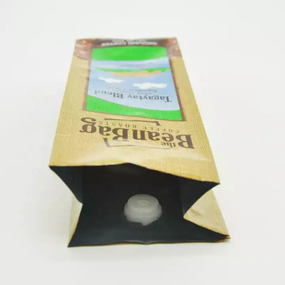 Verzegelde van de Theenoten van het Voedselpoeder van de Koffiebonen de Aluminiumfolie Verpakkende Zak met Luchtklep