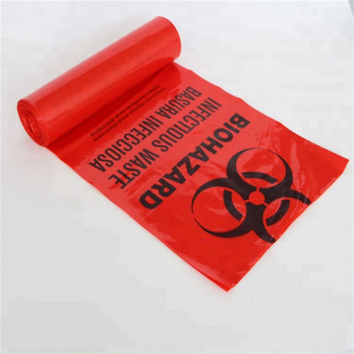 24 X 31in Plastic Rood Biohazard-het Verpleeghuisgebruik van het Vuilniszakbroodje