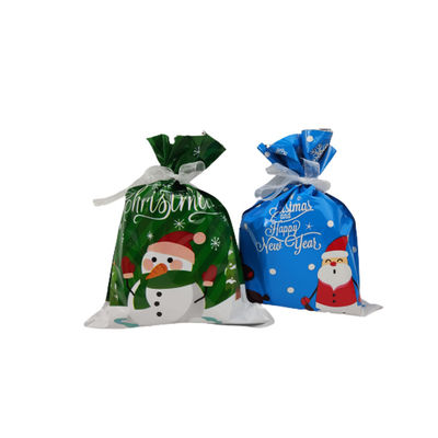 Chocoladehuisdier/van VMPET/PE Kerstmis het Verpakken doet met Drawstrings Geen Handvat in zakken