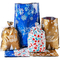 Christmas Santa Kids plastic tas met trekkoord Koekje Snoep Speelgoed Goodies Verpakking