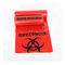 24 X 31in Plastic Rood Biohazard-het Verpleeghuisgebruik van het Vuilniszakbroodje