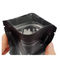 Resealable Zwarte Mylar-Ritssluitings Verpakkende Zak met Venster CMYK/Pantone-Druk