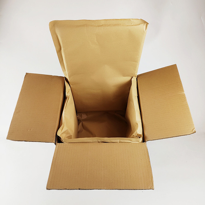 Eco-vriendelijk wegdek Recycleerbaar kraftpapier thermische voering Wolle Materiaal Doos Koeler Liner