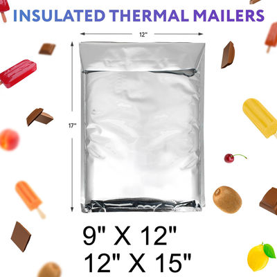 Eenmalig metaalfolie van aluminium, warm-koud, thermisch geïsoleerd, bubbelkoeler, mailers envelop
